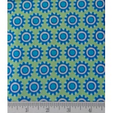 Chirpy Lola - Pinwheels - blue